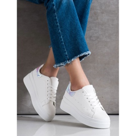 SHELOVET Comfortable Sneakers white 1