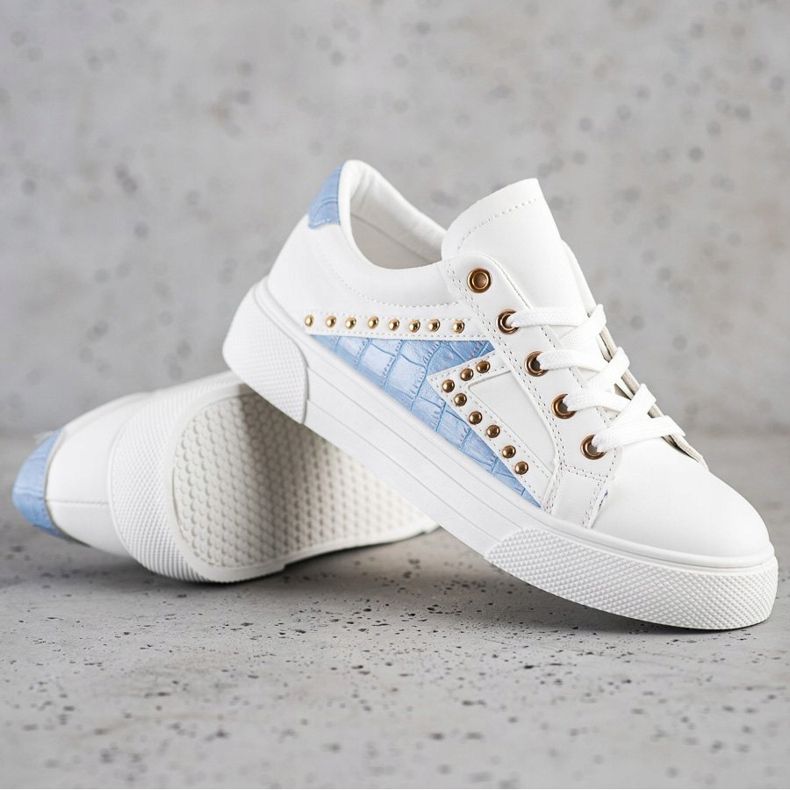 SHELOVET Eco Leather Sneakers white 1 SHELOVET Eco Leather Sneakers white 1