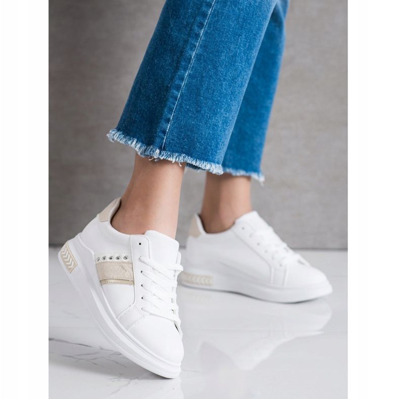 SHELOVET White Sneakers 1