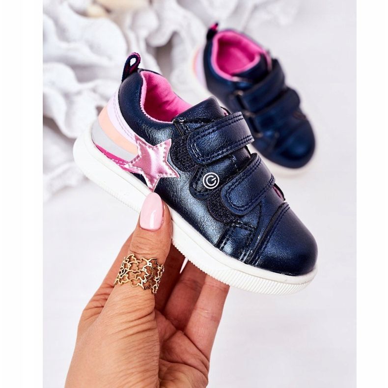 PE1 Children's Eco-leather Sport Shoes With Rainbow Navy Blue Jasmine multicolored 2 PE1 Children's Eco-leather Sport Shoes With Rainbow Navy Blue Jasmine multicolored 2