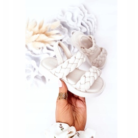 FR1 Children's Sandals With Ribbed Beige Cutie-Pie 2