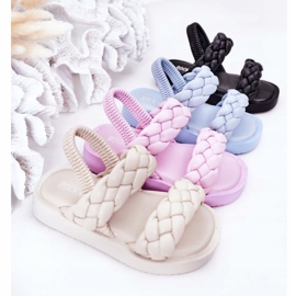 FR1 Children's Sandals With Ribbed Violet Cutie-Pie 1
