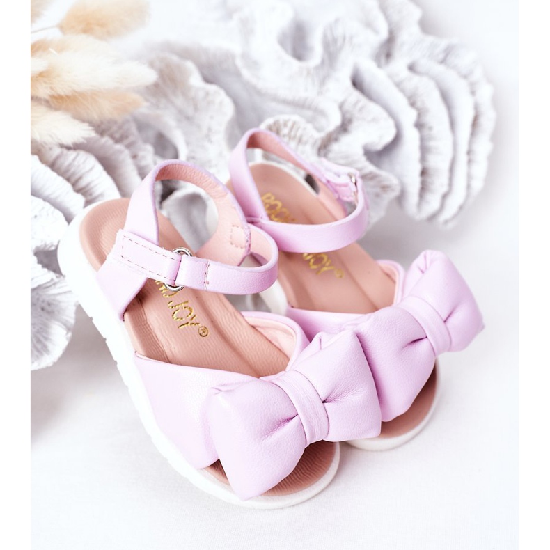 FR1 Children's Sandals With A Bow Violet Abbie purple 2