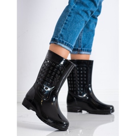 SHELOVET Black galoshes 1