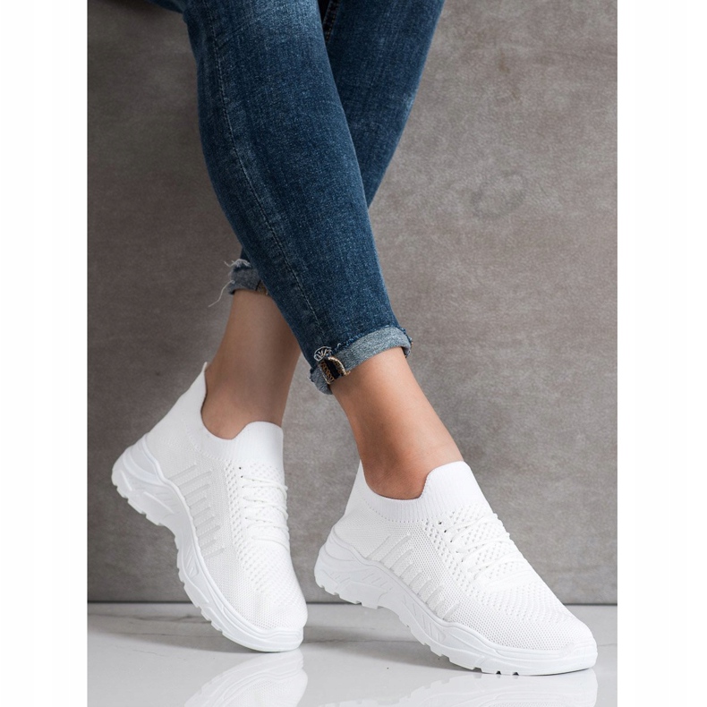 Sweet Shoes Casual Slip On Sneakers white 1