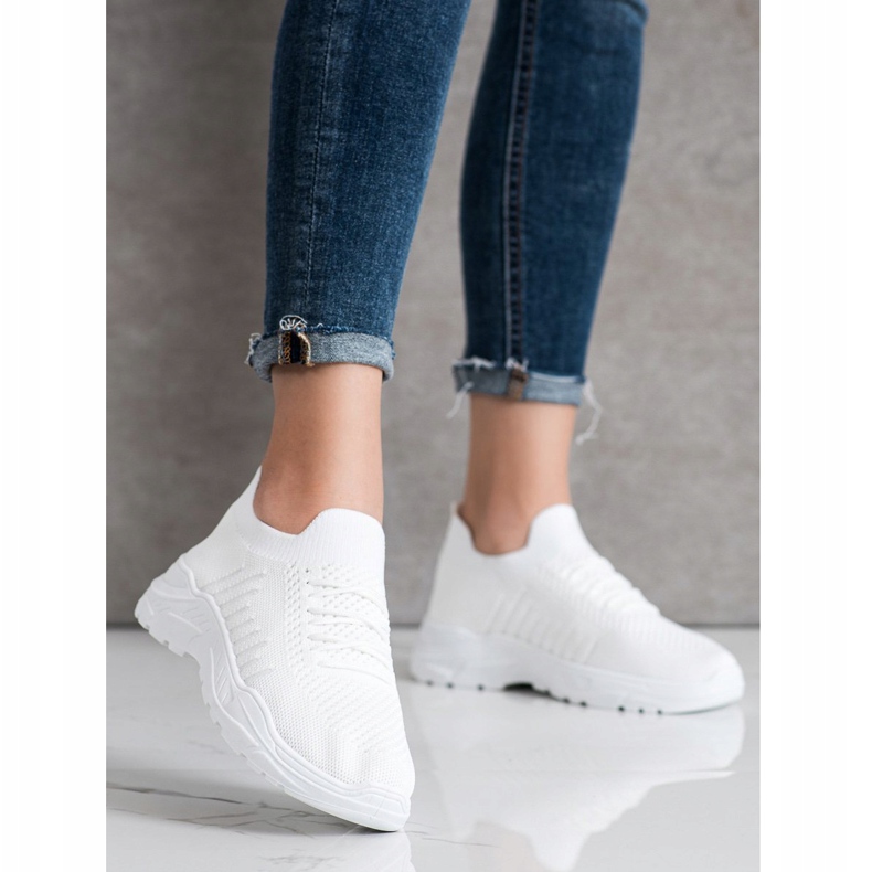 Sweet Shoes Casual Slip On Sneakers white 2