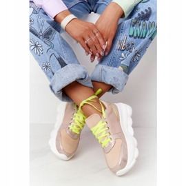 Women's Sports Shoes On the Platform Lu Boo Beige multicolored 2