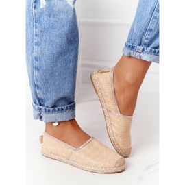 Espadrilles On Straw Sole Lu Boo Beige 1