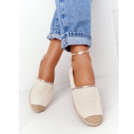 Espadrilles On Straw Sole Lu Boo Ecru beige 2