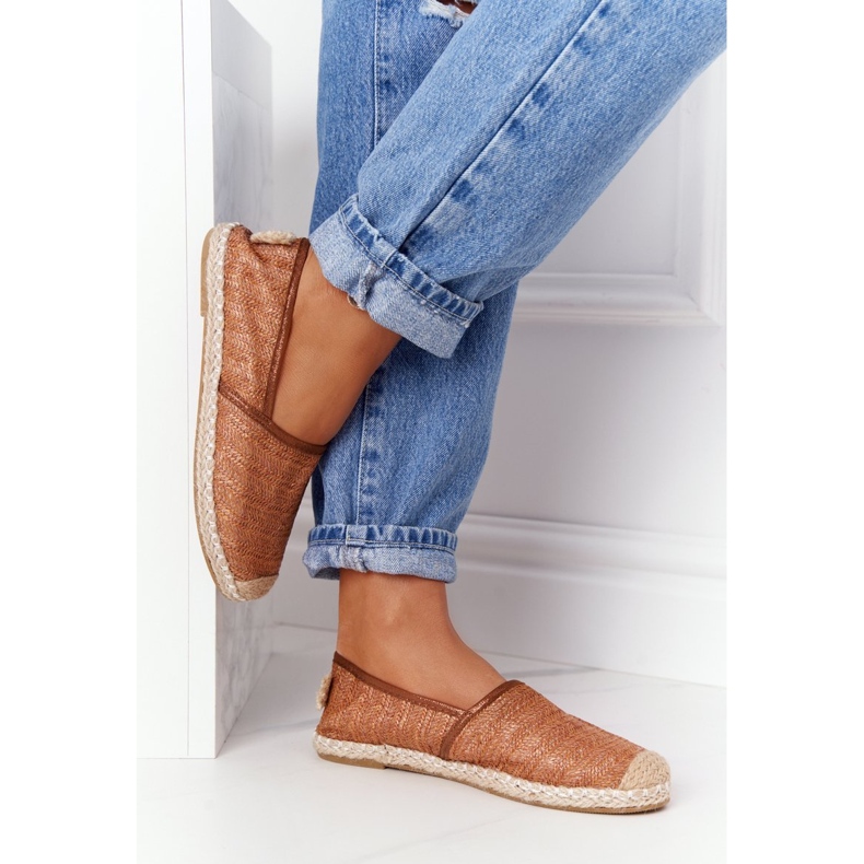 Espadrilles On Straw Lu Boo Brown Sole 1