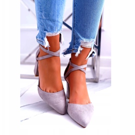 PS1 Women's Pumps On A Heel In Spitz Gray Cosmo grey 3