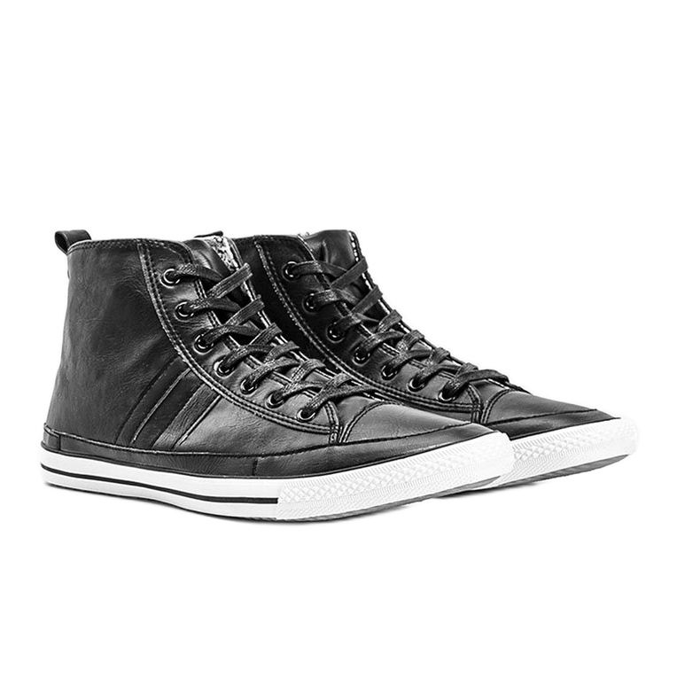 Men's black sneakers Colten 1