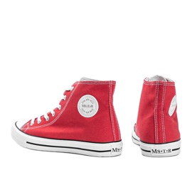 Perry men's red ankle sneakers 1