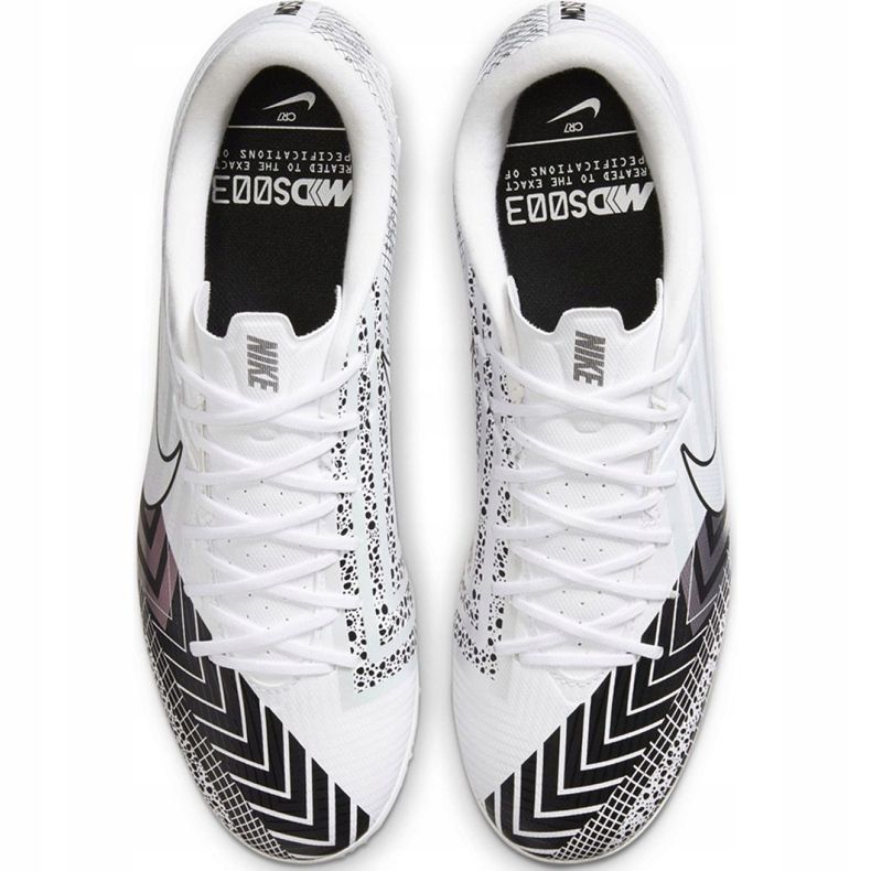 Nike Mercurial Vapor 13 Academy Mds Tf M CJ1306 110 football shoe white, white, black white 1