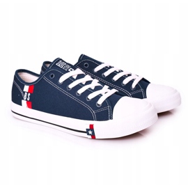 Men's Big Star HH174326 Navy blue sneakers 4