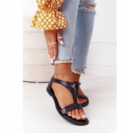 Women's Leather Sandals Nicole 2648 Black 2