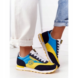 Women's Sport Shoes Memory Foam Big Star HH274525 Yellow-Blue 2 Women's Sport Shoes Memory Foam Big Star HH274525 Yellow-Blue 2