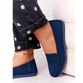 Women's Suede Loafers Big Star HH274663 Navy Blue 2 Women's Suede Loafers Big Star HH274663 Navy Blue 2