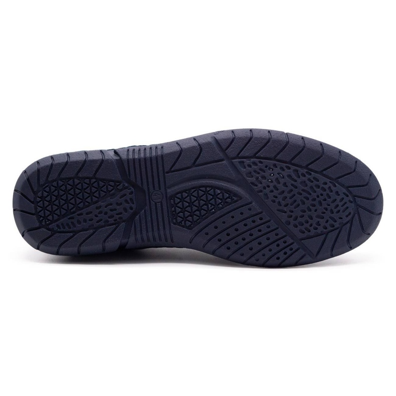 Olivier Men's slip-on 7053 navy blue shoes 1