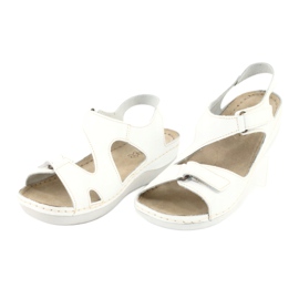 Inblu women's shoes sandals 158D113 white 3