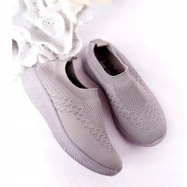EVE Children's Sport Shoes Slip-On Gray School Trip grey 1