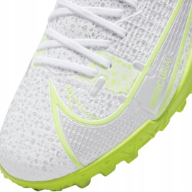 Nike Mercurial Vapor 14 Academy Tf CV0978 107 soccer shoes silver 4