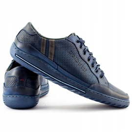 Polbut JOK31 navy blue casual men's shoes 2