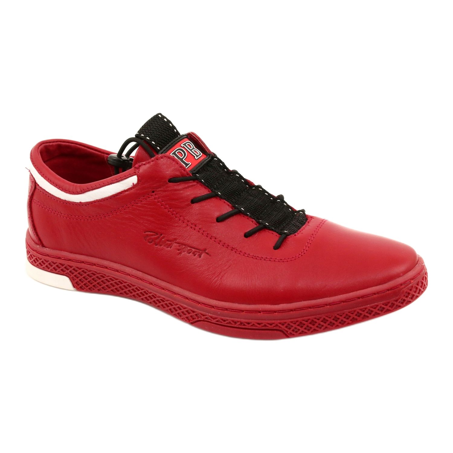 Polbut Men's leather casual shoes K23 