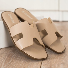 Casual Beige VINCEZA Slippers 2 Casual Beige VINCEZA Slippers 2