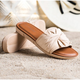 Vinceza suede sandals beige 1