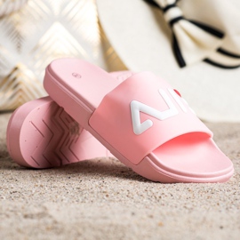 SHELOVET Comfortable flip-flops pink 1