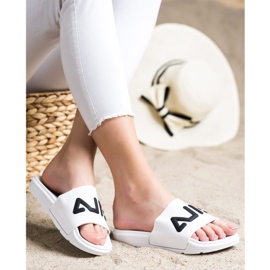 SHELOVET Comfortable flip-flops white 1