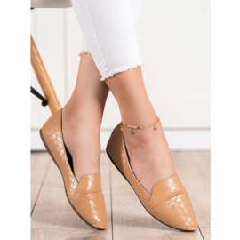 Seastar Fashionable Ballerinas With Eco Leather brown 1