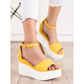 Comer Light Sandals On The Platform yellow 2