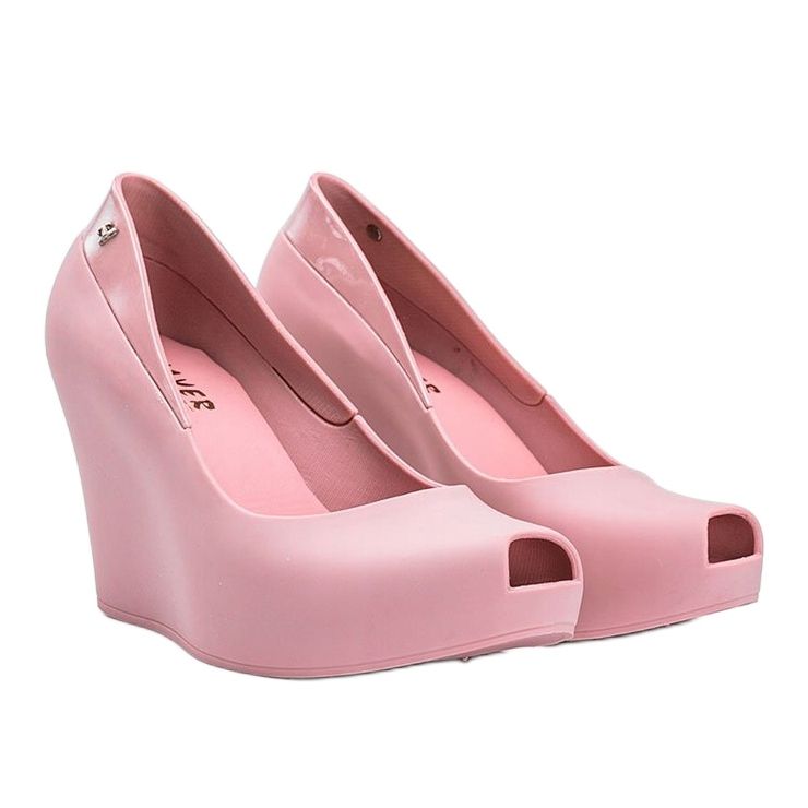 Pink melissa on the wedge Nikki 1
