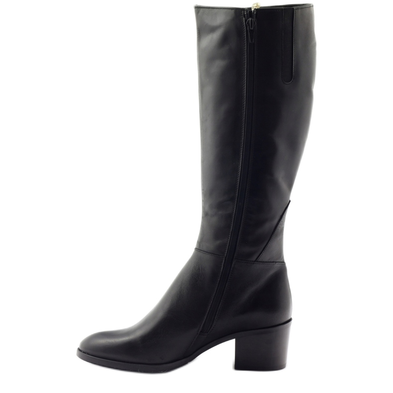 Black high-heeled boots Anabelle 1180 2