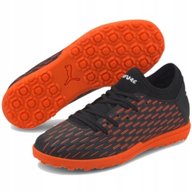 Puma Future 6.4 Tt Jr 106209 01 football boots blue, black, orange black 2