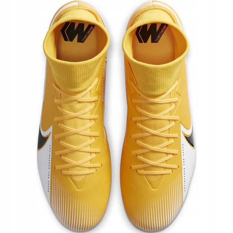 Nike Mercurial Superfly 7 Academy Sg Pro Ac M BQ9141 801 football shoe multicolored yellow 1