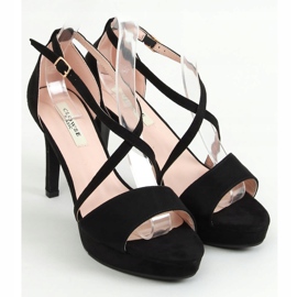 Black 9R31 Black platform sandals 1 Black 9R31 Black platform sandals 1