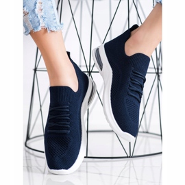 Diamantique Navy blue sports shoes 2 Diamantique Navy blue sports shoes 2