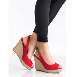 Goodin High-heeled sandals red 1