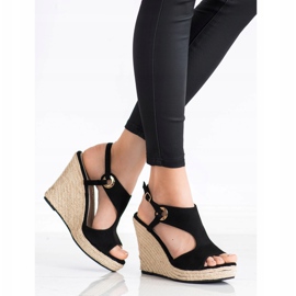 Goodin Closed Espadrilles Sandals black 1