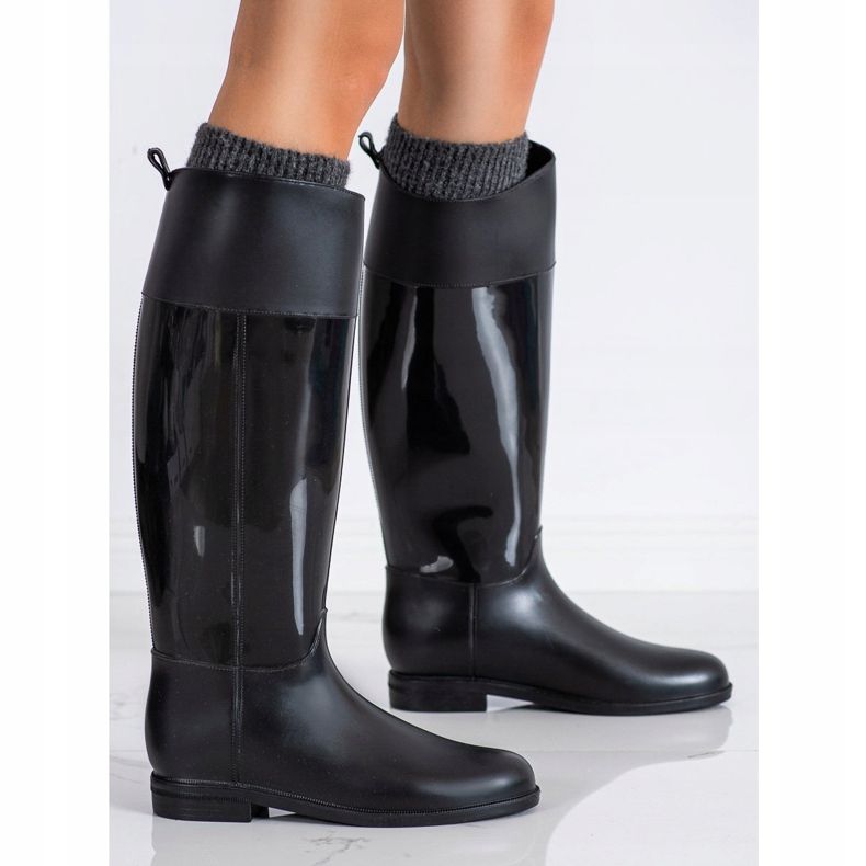 New Age Stylish black galoshes 1 New Age Stylish black galoshes 1