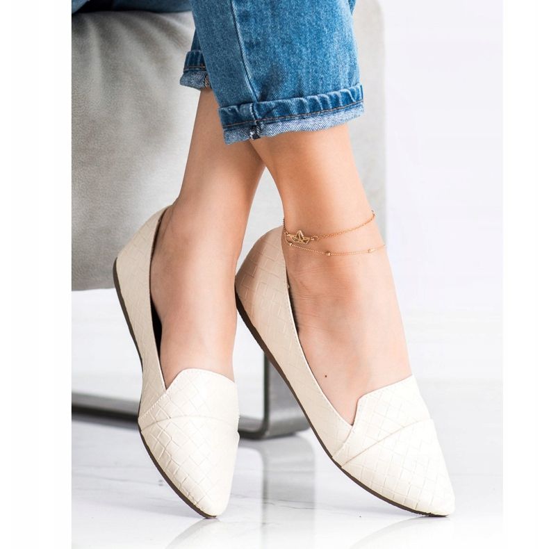 Seastar Fashionable Ballerinas With Eco Leather beige 1