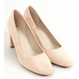 Pumps round toes beige LL-239P Beige 1