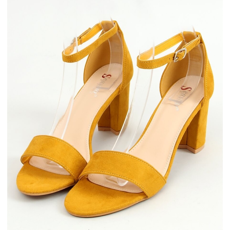 Honey high heels LL-210P Yellow 1