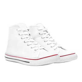 Women's white sneakers Gampa ankle 1