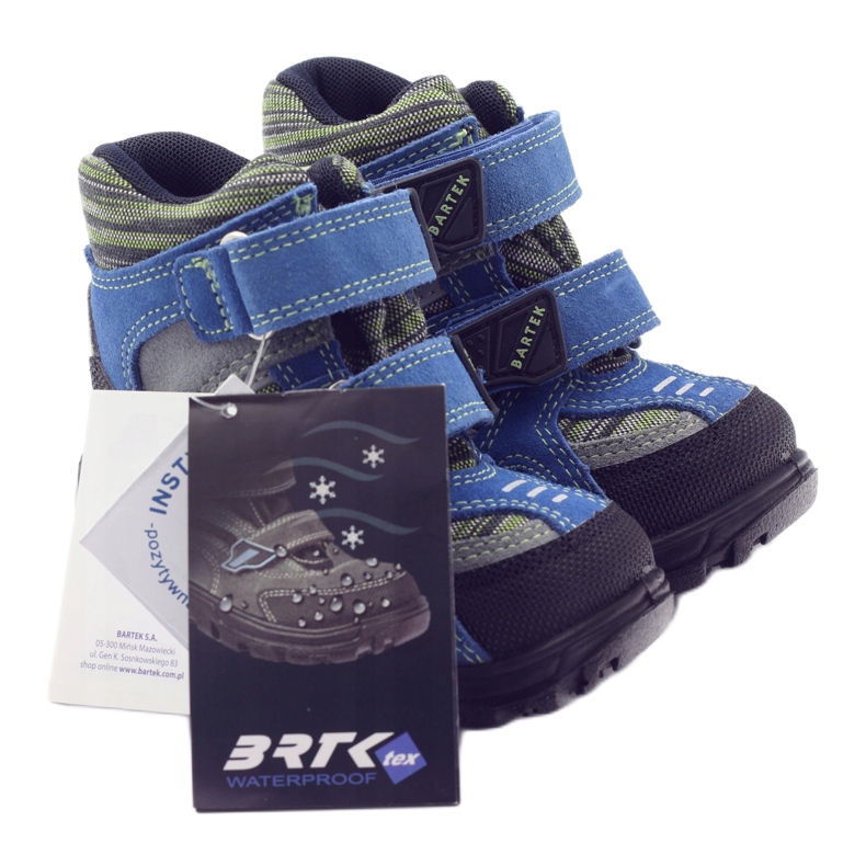 Boots with a membrane 91929 gray bartek grey 4