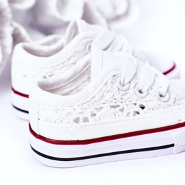 Children's Sneakers With Lace White Roly-Poly 2