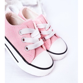 Children's Pink Glitter Sneakers Bling-Bling 2 Children's Pink Glitter Sneakers Bling-Bling 2